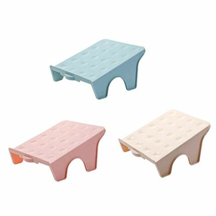 EYHLKM Shoes Rack Plastic Stackable Shoes Storage Rack Assembled Space Saving Multi-layers Stand for Storage Shoebox