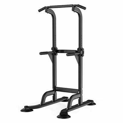 Pull Up Bar Home Gym Strength Training Durable Single Parallel Bars Push Ups Stands Equipment, 10 Level Height Adjustment