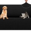 WDong High Stretch Sofa Covers 2 Seater Super Soft Couch Covers Jacquard Spandex Furniture Protector Dogs Pet Friendly Sofa Slipcovers with 1 Fre