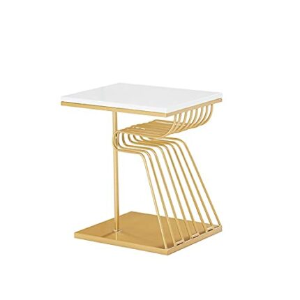JJZXD A Few Marbles on the Side of the Sofa Simple Italian Light Nordic Type Bedside Table Mobile Designer