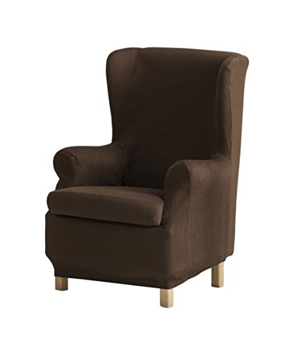 Eysa Ulises elastic wing chair sofa cover colour 07-brown, Polyester-Cotton, 37 x 5 x 29 cm