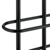 Relaxdays Rack, 3 Rails, H x W x D: 83 x 39 x 18 cm, Standing Towel Holder, Metal, Black