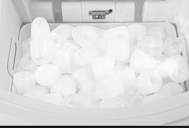 ZBJHY Ice Maker Mini Domestic Stainless Steel Table Top Manual Commercial Bar Ice Making Machine