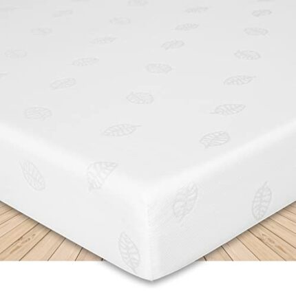 Good Nite 4FT6 Double Mattress 4.3 Inch Memory Foam with Anti Mite Breathable Knitted Removable Zipper Cover Medium Soft