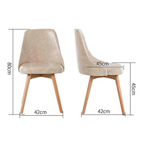 SDFGH FurnitureR Bar Chair Pub Bar Height Barstool Industrial Dining Bar Stools Chairs with PP Seat Backrest and Wooden Leg Set of, Bar (Color :