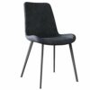 dining chair Kitchen Dining Room Furniture Chairs Matte Suede Leather Dining Chair with Backrest Water Proof PU Leather Lounge Side Chair Living