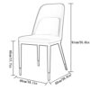 dining chair Kitchen Dining Room Furniture Chairs Faux Matte PU Leather Dining Chairs Set Of 2 Kitchen Living Room Accent Chairs with Upholstered