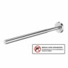 AMARE Towel Rail with Telescopic Function, Bathroom Accessories, Towel Hook, Towel Rail, Stainless Steel, Glue or Drilling, Silver, One Size, 870