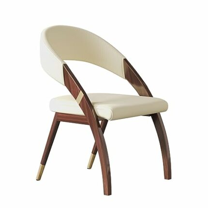 LXXSH Comfortable Dinning Chair Home Bedroom Dining Chairs Designer Kitchen Household Items (Color : Argento, Size : 52 * 60 * 83cm)
