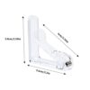 Clear Tablecloth Clip, 12 Packs Table Cloth Cover Clamps, Plastic Tablecloth Clamp Holders, Triangle Picnic Table Cloth Holder for Picnics, Parti