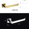 Towel Bars, Towel Ring, bathroom towel rack 304 Stainless Steel Towel Rails Wall Mounted Towel Holder Heavy Duty Towel Storage Rack for Bathroom,