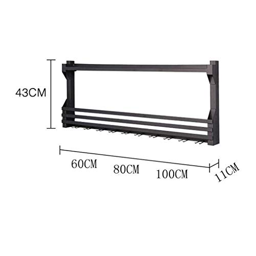 PIBM Stylish Simplicity Wine Shelf European Wrought Iron Wine Rack, Wall Hanging Wine Rack, Creative Restaurant Decoration Wine Cabinet, White ,