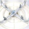 Bath Stools,Shower Stool Round Shower Stool for Bathroom - Height Adjustable | Facilitated Aluminum Alloy Bathroom Chair (Blue)