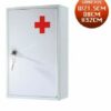 PaulStore Wall Mount First Aid Medical Medicine Metal Steel Cabinet Box Lockable Case Box
