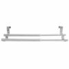Over the Door Towel Rail, Towel Rack Stainless Steel Retractable Bath Double and Single Bar Towel Shelf Holder for Bedroom Bathroom Kitchen Livin