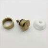 Gold Toilet Flush Button Replacement for Cable Operated Concealed Cistern WC, Flush Fitting Mounting, Brushed Gold Colour