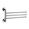 HIGOH Towel Racks, Towel Rail for Bathroom,Copper Hand Towel Holder,Swivel Towel Bar,Bathroom Folding Shelf Multi-Function Rotating Towel Holder