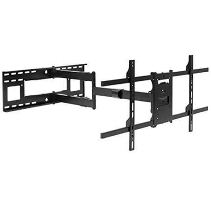 Mount-It! Long Arm TV Mount, Full Motion Wall Bracket with 40 inch Extension Articulating Arm, Fits Screen Sizes 42, 47, 50, 55, 60, 65, 70, 75,