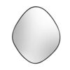 Yard Organic Shaped Wall Mirror,Black, 50 x 60 x 1.5cm