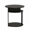 Furinno JAYA Simple Design Oval End Table, Side Table, Bedside Table, Walnut