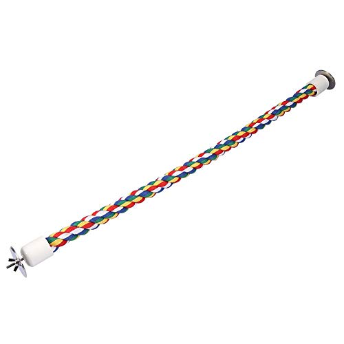 ALREMO HUANGXING - Soft Bird Toy Rope Perch, 2 .3 inch Chew Toys, for Cockatiel for African Grey
