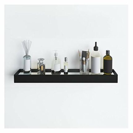 Shower Room Shelf Bathroom Toilet Toiletries Storage Rack Wall-mounted Kitchen Glass Shelf Punch-free Installation