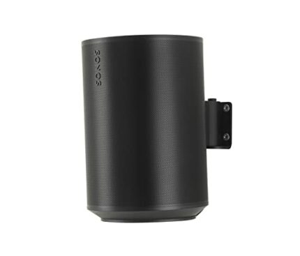 Mountson - Wall Mount Compatible with Sonos Era 100 (Single Pack, Black)