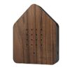 Zwitscherbox Wood Zwitscherbox, Walnut/Black,11 x 12 x 3 cm