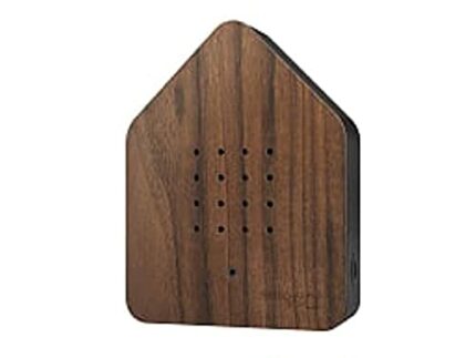Zwitscherbox Wood Zwitscherbox, Walnut/Black,11 x 12 x 3 cm