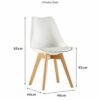 MMAXZ White Modern Furniture for Living Room, Desk, Terrace, Office, Kitchen and Lounge (Color : Black)