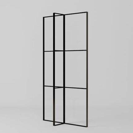 Patishon DIY Floor To Ceiling Room Divider - Bespoke Height Glazed Partition, 1800mm Wide Frameless Style, Perfect for Home Office or Lounge, Rea