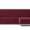 Eysa Rabat practica chaise longue cover 240cm, color 01/camel, right-frontal view