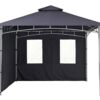 tepro Side Panel Set for Lehua Gazebo and Waya Gazebo Burgundy 2 Side Panels