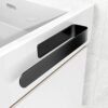 tonhui Hand Towel Holder Self Adhesive and Punch Hole, Towel Rail for Bathroom, Antioxidant Treated Alloy Steel