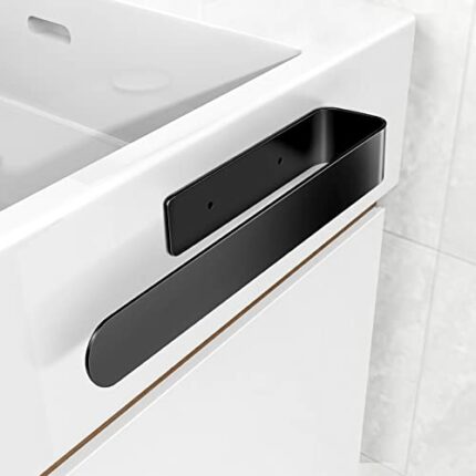 tonhui Hand Towel Holder Self Adhesive and Punch Hole, Towel Rail for Bathroom, Antioxidant Treated Alloy Steel