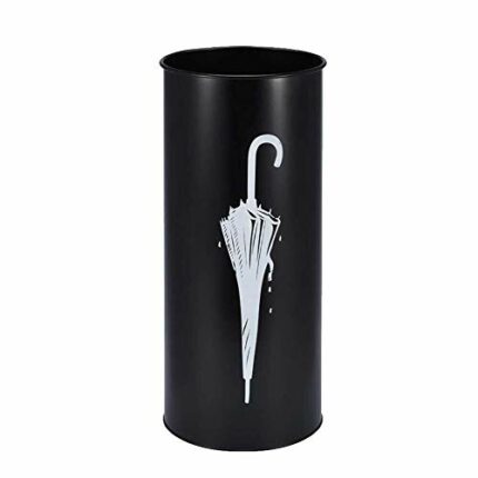 MiroDo Umbrella Stands Umbrella Stand Hook Drip Tray Stainless Steel Office Hotel Household Storage Bucket Walking Stick Storage Bin Stand (Color