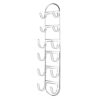 mDesign Set of 2 Wall Mounted Towel Storage Rack – Perfect Hanging Caddy for The Bathroom or Bedroom – Modern Hanging Hooks for Bathroom Storage