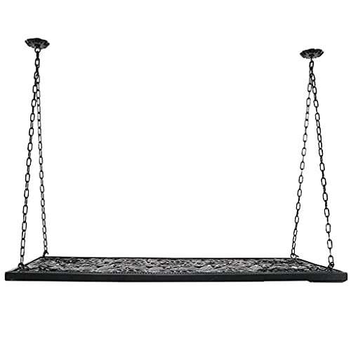 OUSIKA Wine Racks,Ceiling Industrial Hanging Wine Glass Racks Stemware Holder Adjustable Height Decoration Shelf