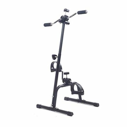 LUNEZY Pedal Exerciser for The Elderly Upper and Lower Limb Training Exercise Bike Arm and Leg Bike Double Pedal at Home Exerciser Pedalier Strok