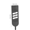 Acouto Remote Handset Controller, 1.5m / 4.9ft Power Recliner Replacement Button 6 Button Electric Lift Chair Hand Control Switch for Electric So