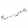 BESy Adjustable 37.2 to 69.6 CM Single Towel Rail for Bathroom SUS304 Stainless Steel Towel Bar, Wall Mounted with Screws Towel Holder Rod Hotel