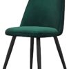 dining chair Living Room Chair Velvet Dining Chair Upholstered Armchair Kitchen Living Room Counter Lounge Chairs (Color : Green)