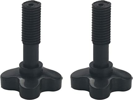 2PCS Plastic Fixing Screw Black M12 for Garden Swing Canopy Frame