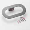HIGOH Bath Towel Holder,Bathroom Hand Towel,Towel,Zinc Alloy Spray Towel Rack,Toilet Bathroom,Wall-Mounted Punched Hand Wipe Hanger