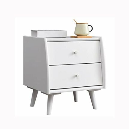 N/A All Solid Wood Bedside Table Simple Nordic Style Bedroom Locker ，Mini Small Multifunctional Bedside Cabinet Simple