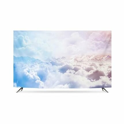 Qvo Indoor 32-85in Proof TV Screen Protector For LCD LED Cloud Oil Painting TV Dust Cover Universal Cover For Wall Mounted/curved/flat Panel Disp