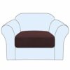 H.Versailtex High Stretch Sofa Cushion Covers for 1 Seater Chair Sofa Cushion Cover Furniture Protector Sofa Seat Sofa Slipcover Soft Flexibility