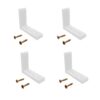 Toilet Seat Bumpers Wobbly Toilet Loo Seat Stabilisers Stop Children Elderly Disabled Slipping Sliding 4 Pack