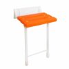 Bath Stools,Foldable Wall Bath Stool Aluminum Alloy Wall-Mounted Shower Seat Stool with Leg Change Shoes Stool,Bathroom Stool Adjustable Height S