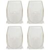 Hacbop 4Pack Refrigerator Organizer Rack Stackable Wine Holder Bottles Display Shelf Fridge Kitchen